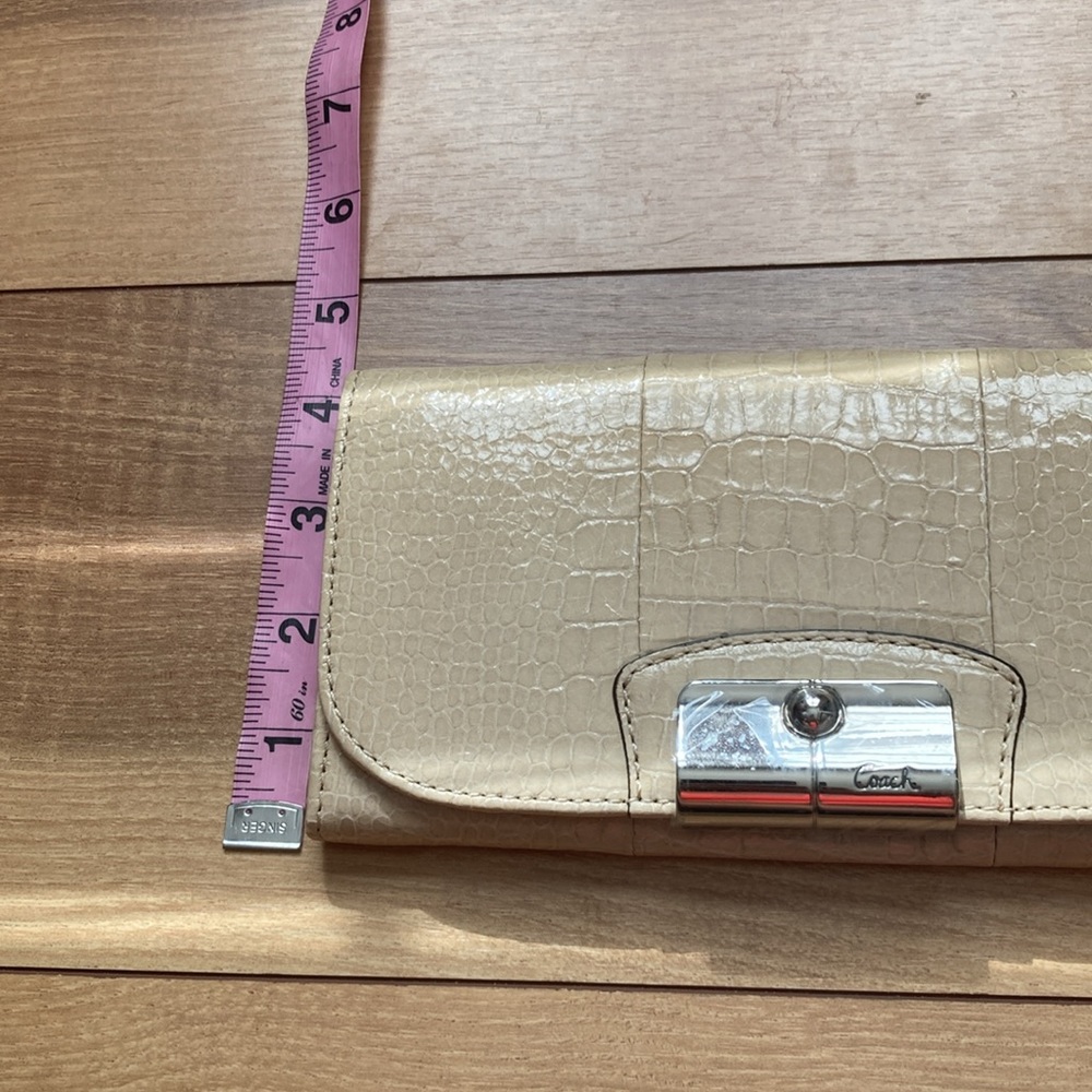 NWT Coach KRI Crocodile Slim Envelope Wallet. - Picture 7 of 7